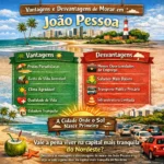 Vantagens e desvantagens de morar em João Pessoa: vale a pena viver na capital mais tranquila do Nordeste?